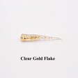 Clear Gold Flake